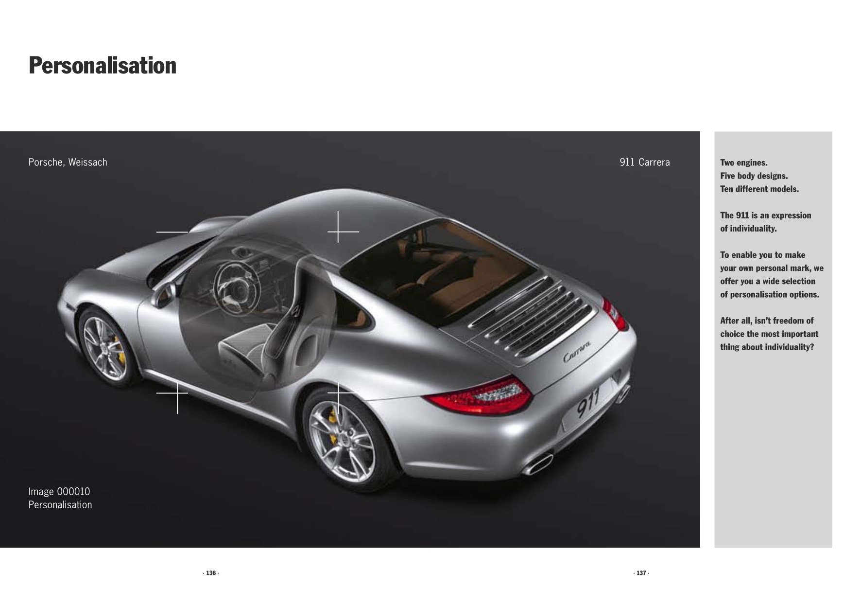2010 Porsche 911 Brochure Page 36